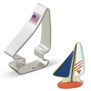 Sailboat Cookie Cutter 3 3/4"