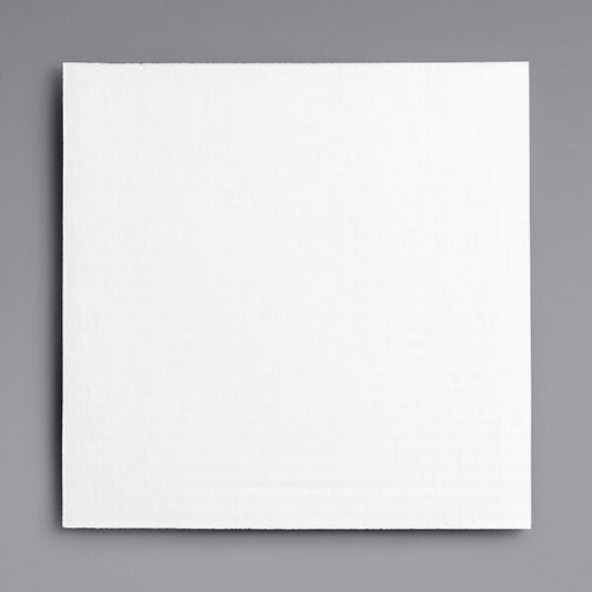 White Square  Corrugated Uncoated  Cake board