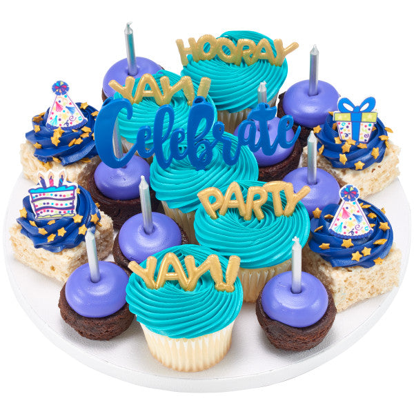 Party Time Assortment Sweet Décor® Printed Edible Decorations set of 4