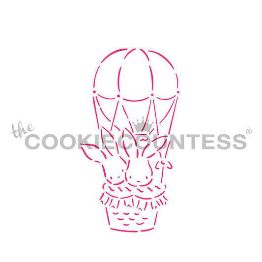 Hot Air Bunnies PYO Stencil