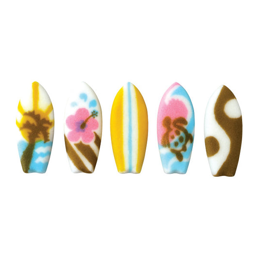 Surfboards Assortment Dec-Ons® Decorations, Set of 5