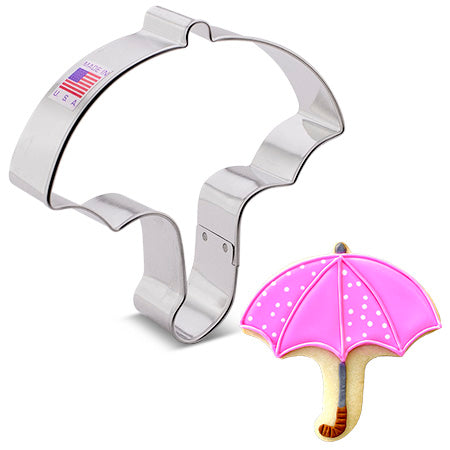 Umbrella Cookie Cutter 3.75" x 4"