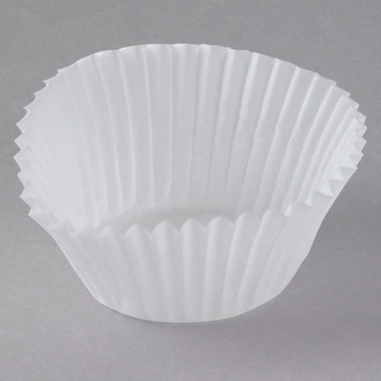 White Mini Baking Cup 1 1/4" x 7/8",